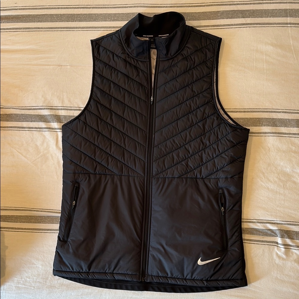 Nike Black Quilted Vest